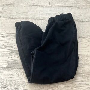Hollister Black Baggy Fleece Joggers